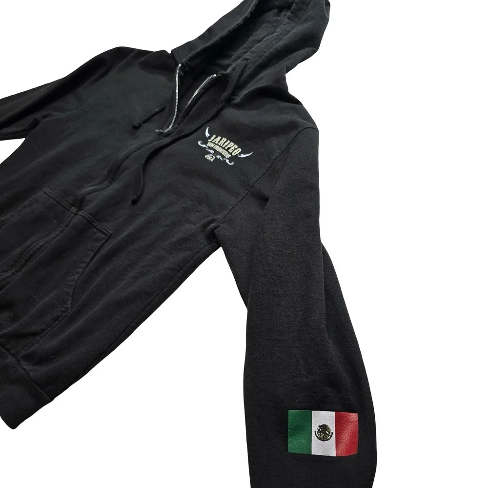 Pepe Aguilar Jaripeo Sin Fronteras Hoodie Black‎ Western Rodeo Mexico